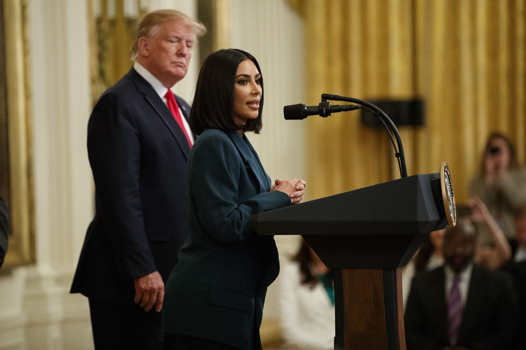 With Kim Kardashian West